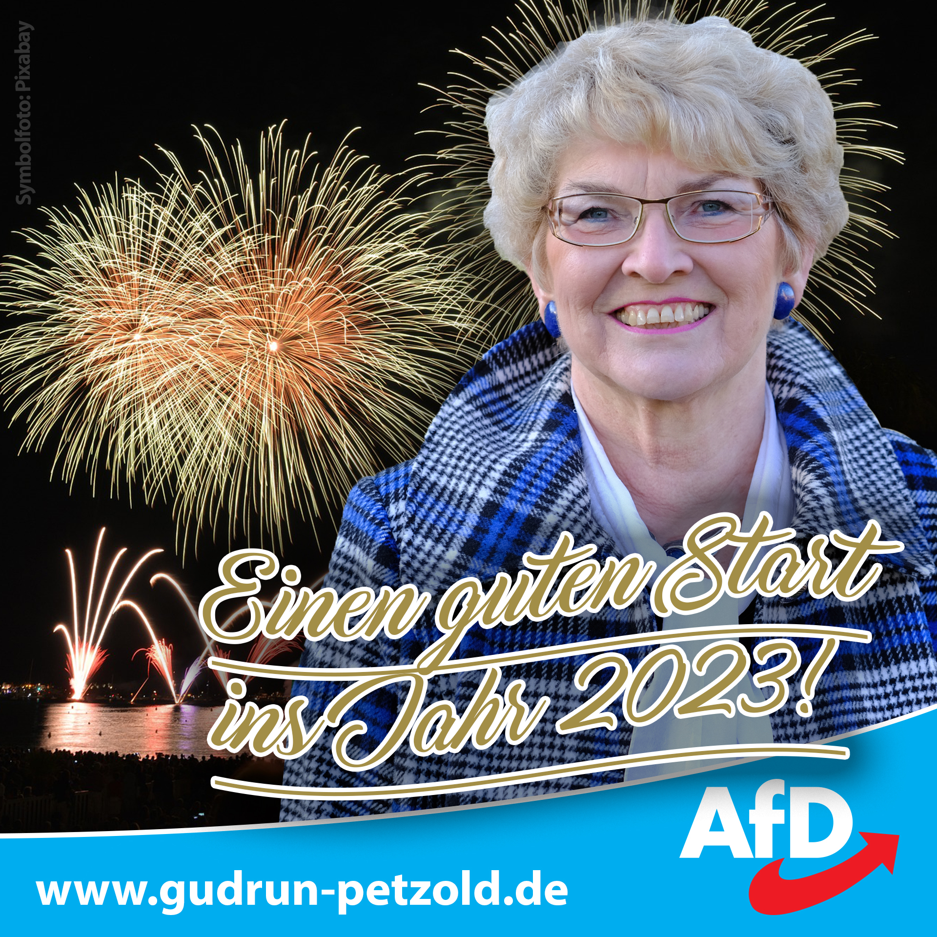 Gudrun Petzold Silvester Neujahr 2023 neues Jahr